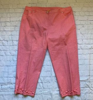 Ruby Rd Women's Bright . Pink Capris Size 18, NWOT - $14 - From Christine