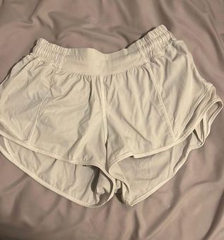 Lululemon White Hotty Hot Shorts Size 4