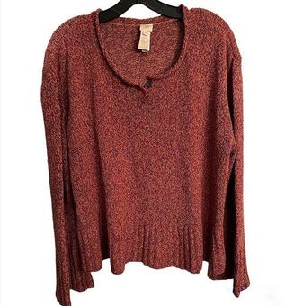 J.Jill Raw Silk Blend Flared Sleeve Pullover Sweater Size XL - $27 - From  Tamara