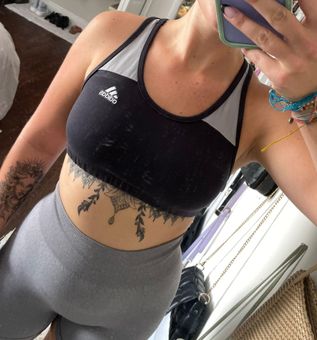 Adidas Black Sports Bra Size M - $27 - From Ashley