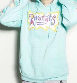 Rue 21 Turquoise Rugrats Pull Over Sweater Blue Size M 20 71