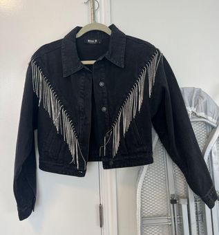 Lane 201 Black Western Denim Jacket - $30 (70% Off Retail) - From Danika