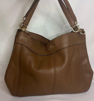 Coach Lexy Pebble Leather Shoulder Bag