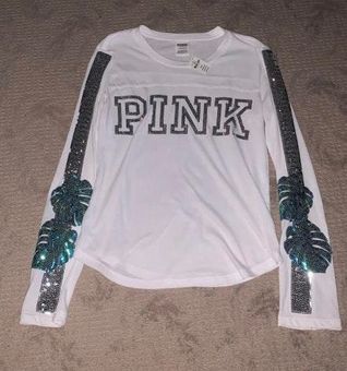 PINK - Victoria's Secret Victorias secret pink long sleeve shirt Size XS -  $46 (29% Off Retail) New With Tags - From TaraNicole