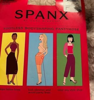 Spanx Super Footless Bodyshaping Pantyhose Size C Nude New - $28