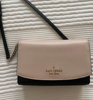 Kate spade black on sale and tan crossbody