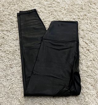 90 Degrees by Reflex 90 Degrees Faux Leather Leggings Size Small Black -  $16 - From Ava