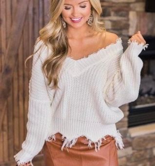 frayed sweater boutique