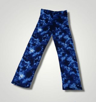 Bobbie & Brooks Blue Marbled Tie Dye High Waist Leggings Yoga Pants Sz L  EUC Size L - $15 - From DaPaTal
