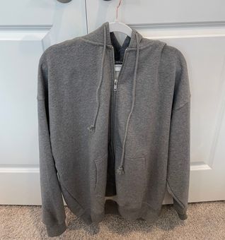 Brandy Melville Christy Hoodie Gray - $23 (48% Off Retail) - From