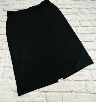 J.Jill Wearever Collection Knit Skirt Women's Large Black Pull-On Stretch  Career - $26 - From Kathleen