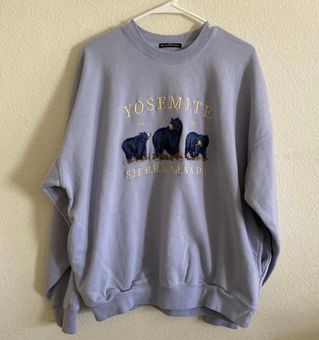 Brandy Melville Erica Sierra Nevada Sweatshirt Blue 30 From