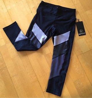 90 Degree by Reflex Black, Gray Capri Leggings, Size S - $43 New With Tags  - From Onepastryaday