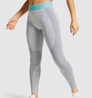 Gymshark Leggings Womens Small Flex Smokey Grey Marl Light