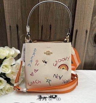 COACH® Outlet  Small Town Bucket Bag With Dandelion Floral Print