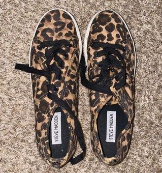steve madden leopard platform sneakers