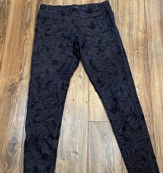 Champion Duo Dry Leggings Paisley Print Gray - $16 - From Rene