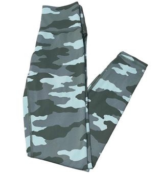 Aerie Chill Play Move Leggings/Blue Camo/ Size M