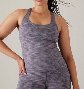 Athleta M Transcend Scoop Support Tank Top Built in Bra Violet Medium Cup  A-C - $27 New With Tags - From Rob