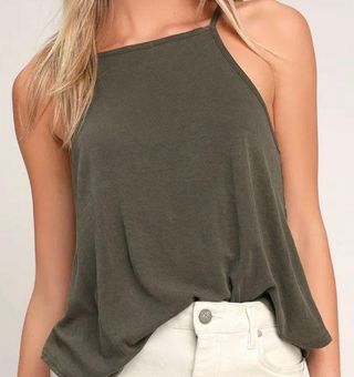 Back-Open Square-Neck Sleeveless Blouse