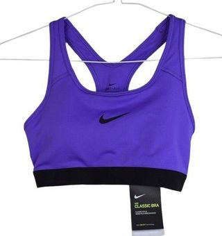 Nike Sports Bra S Womens Purple Dri Fit Padded Compression Support  Activewear - $19 New With Tags - From Nina