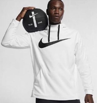 Nike NWOT Therma Swoosh Hoodie White 48 From Delaney