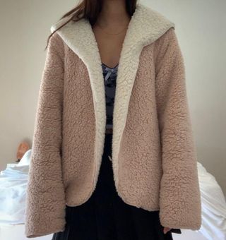 pacsun teddy coat