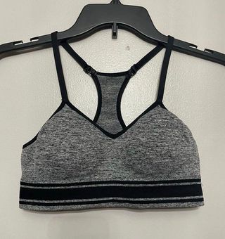 Athletic Works Womens Sports Bra Gray Racerback Space Dye 34 S Size 34 B -  $14 - From Missy