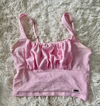 pink hollister tank top