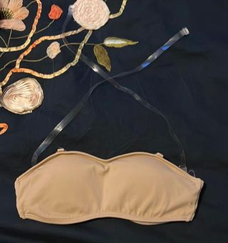 Body Wrappers Nude Clear strap Bra Tan Size XS - $26 (48% Off Retail) -  From Josie