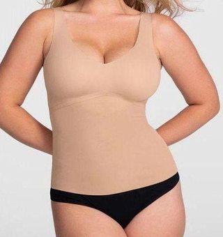 Honeylove LiftWear Tank Shapewear: Sand Tan Nude Size L - $59