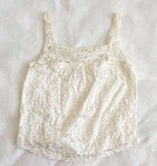 Hollister White Lace Tank - $23 - From Vivien