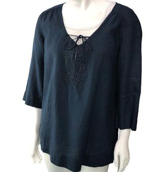 eileen fisher sequin top