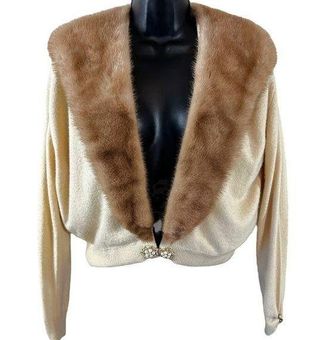 Mink fur sweater