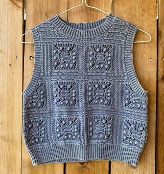 Lucky Brand Crochet Vest.