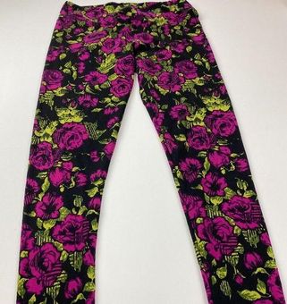 Lularoe Leggings One Size OS Lot of 3 Floral Patterns NWOT – St