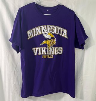 NFL Team Apparel Minnesota Vikings Football Short Sleeve T-Shirt Women's  Size Large Purple - $11 - From Trina's