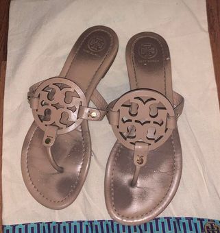 Tory Burch Miller Sandal - Tan Patent