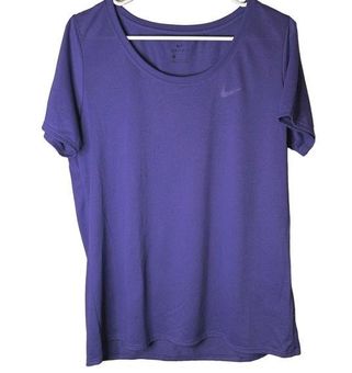 Nike Dry-Fit Purple Performance Running Yoga Tee Shirt Size Large  903112-493 - $20 - From Sandi AK