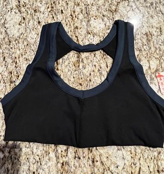 Free People NWT Movement Rebel Sports Bra - Low Impact - Black