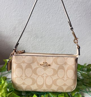 Coach Nolita 19 In Blocked Signature Canvas Bag Purse CA444 Tan Size One  Size - $149 (20% Off Retail) - From Emily