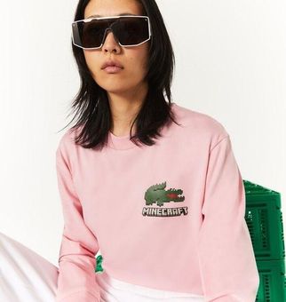 Lacoste x Minecraft Organic Cotton Long Sleeve Tee Limited Edition