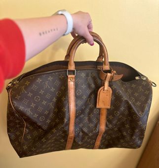 Louis Vuitton Off White Keepall