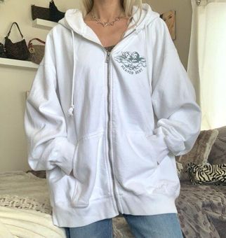 Brandy Melville Zip up Hoodie  Brandy melville zip up hoodie, Brandy  melville zip up, Zip ups