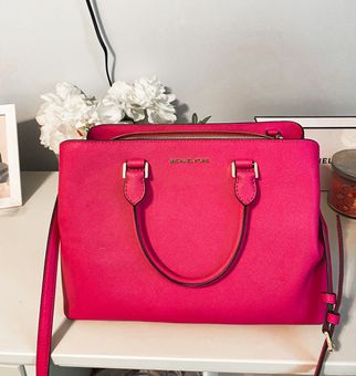 Michael Kors Hot Pink Purse - $150 (49% Off Retail) - From lexi