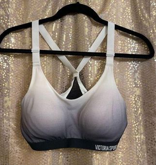 Victoria's Secret Ombre Black White Lightweight Sports Bra, Small - $17 -  From Jessica