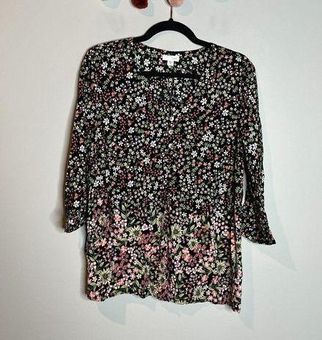 J. Jill, Tops, Floral Jjill Blouse Size Small