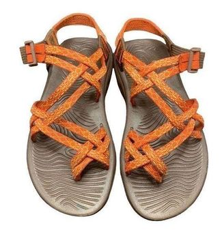 Chacos Chaco ZVOLV X2 Double Strap Women s Orange Hop Scotch