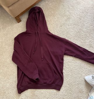 American eagle store burgundy hoodie