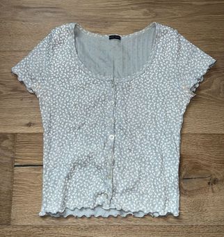 Brandy Melville zelly floral top Blue - $25 (75% Off Retail) - From